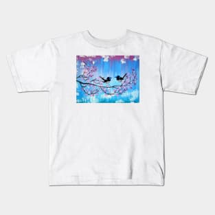 Cute Little Birds Kids T-Shirt